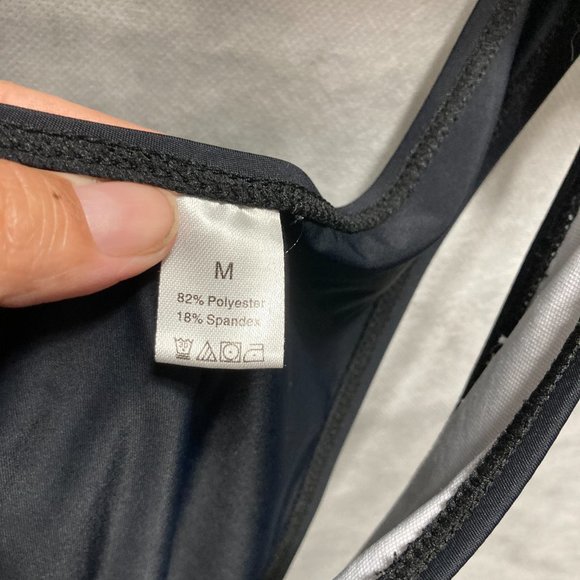 Leopard Cheetah Swimsuit Monokini  Swimwear Women One-Piece Metal Rings Medium - Picture 9 of 14